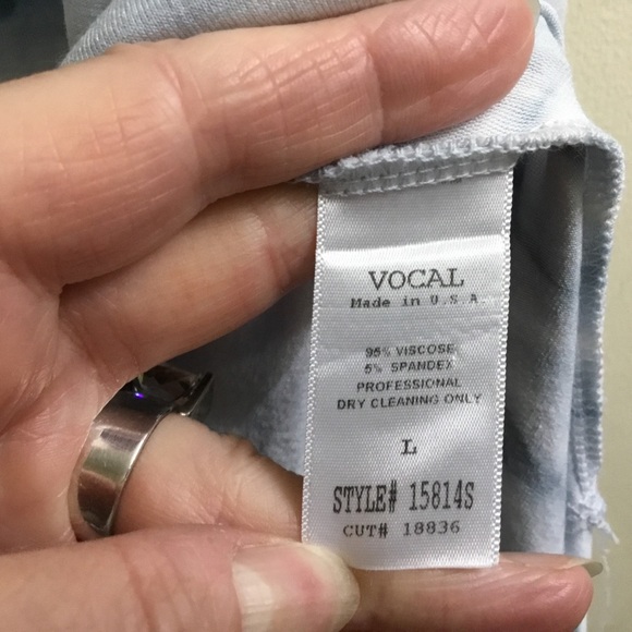 Unique Vocal tie dye handkerchief beaded dress - Picture 10 of 11